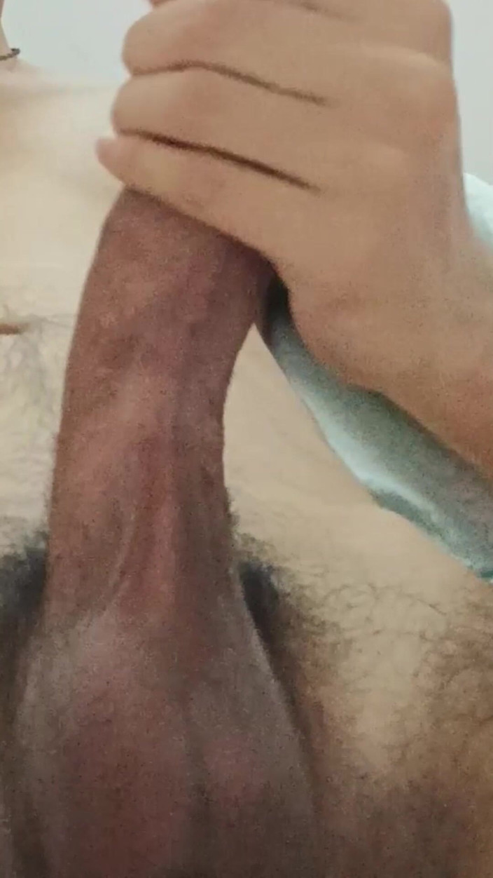 slayboy69: Hot Boy Edging His Big Cock and Big Balls and...