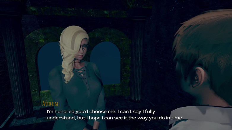 3D Cartoon Porn: Worlds Crossing Academy 1 - Aurum Menekan Payudara Besar Gillie Sehingga Dia...