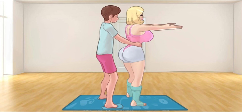 Hentai World: 섹스노트 Lisa의 과감한 요가