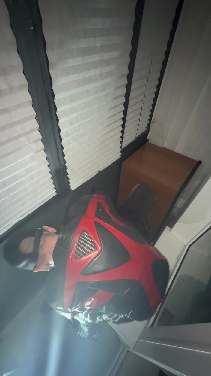 KinkySirius: Leather Biker Piss on Leather Scally Chav Guy