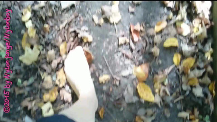 Carmen_Nylonjunge: Forest Walk - Part 2 Without Sports Shoes
