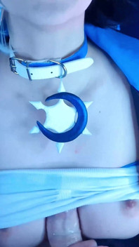 Pervy Roommate Wanted to See My Luna Snow Cosplay so I Dominated Him