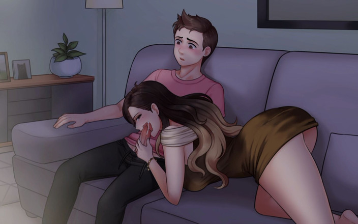 Erotic Games NC: House Chores # 17: Moja mamuśka stepaunt wyssała mnie podczas filmu i...