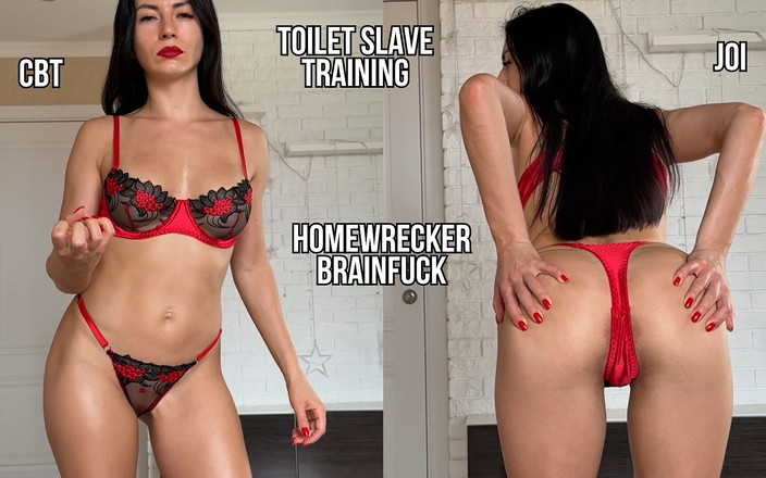 Princess Monica: Homewrecker brainfuck - inodoro esclavo instrucciones de paja y entrenamiento cbt