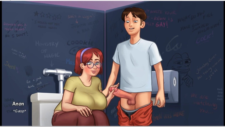XXX Games Bunk: Summertime Saga - Rozgrywka - Odgrywanie roli - Tabu - Judith Wielkie obwisłe cycki...