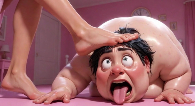 YOUR BEST FANTASY: Fat Ugly Woman Degraded - Lick Beautiful Girl's