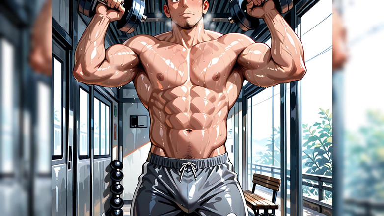 Erotic Man: 拥有巨大肌肉的Ai Men