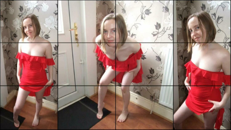 Littlevixen: Tayangan slaid saya Haley bergambar dalam pakaian merah