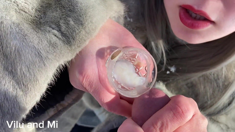 Vilu_and_Mi: Slavic Core. Frozen Cum Load Drinking - Vilu Vidish Cut Clip