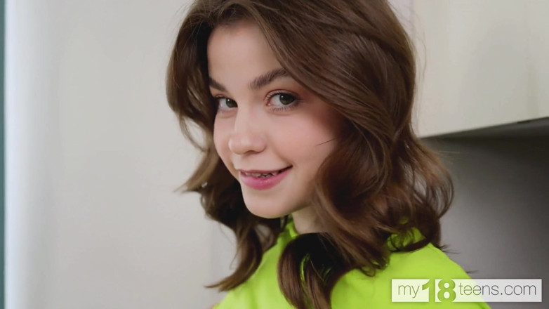 My 18 Teens: My18teens - Adorable Girl Julia Morozzi Fucks Her Hairy Pussy