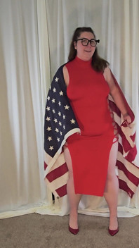 Tall Thick BBW Tries on World Cup Outfits