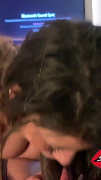 Melanie Delveccihio Loves Sucking a Nice, Hard Cock. She Loves Her Lover's Cock