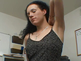 Radical: Curly Dark Haired Slut Rides Cock and Screams on