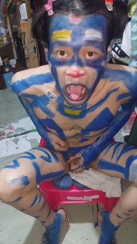 The Clown Is Permanently Painted.