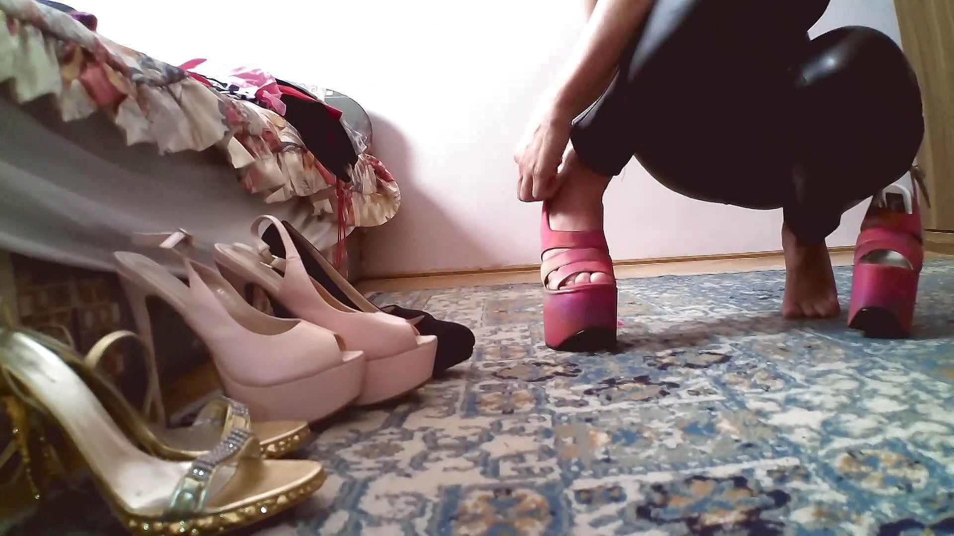 Princess Kimberly`s high heel show! NO AUDIO--Solo Austria
