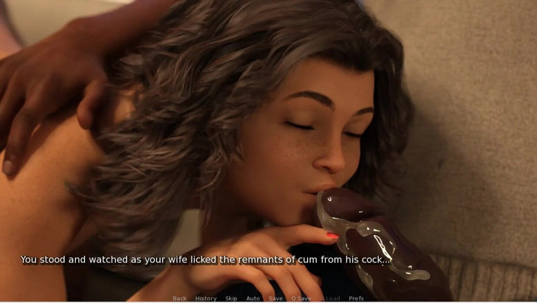 XXX Games Bunk: My Hotwife - Gameplay - Roleplay - the Kiss - Horny Wife Kiss the...