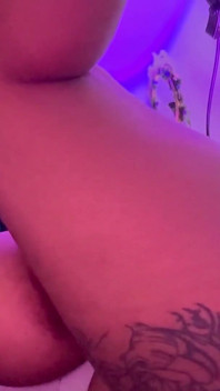 Busty Ebony Satisfying Her Urges