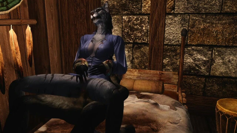 Velvixian 3 Furry: Kharjo lär en ung Khajiit 1