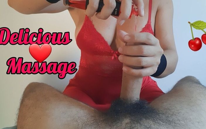 crazydesire: Teil 1 starker Handjob und viel Öl, um es köstlich rutschig zu...