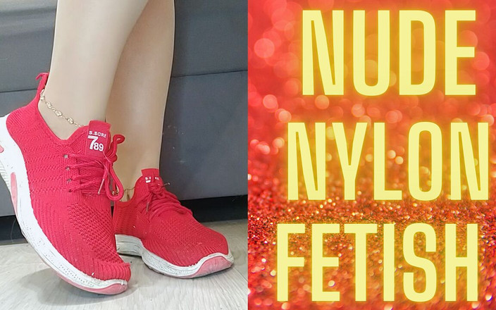 Monika Nylon: (67) Tělové Nylon foot fetiš