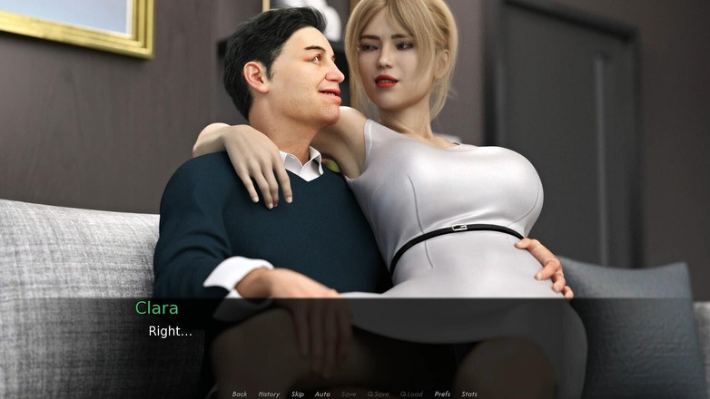 Adultgameplayvideos studio: Trái tim hư hỏng # 5 Clara Sat trên đùi của Harrison