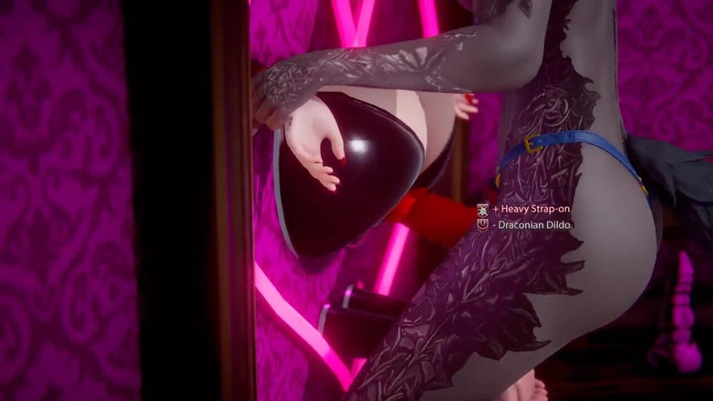 Velvixian3Futanari: दीवार में फंस गया (अंतिम फंतासी) (फुटा किन्नर)