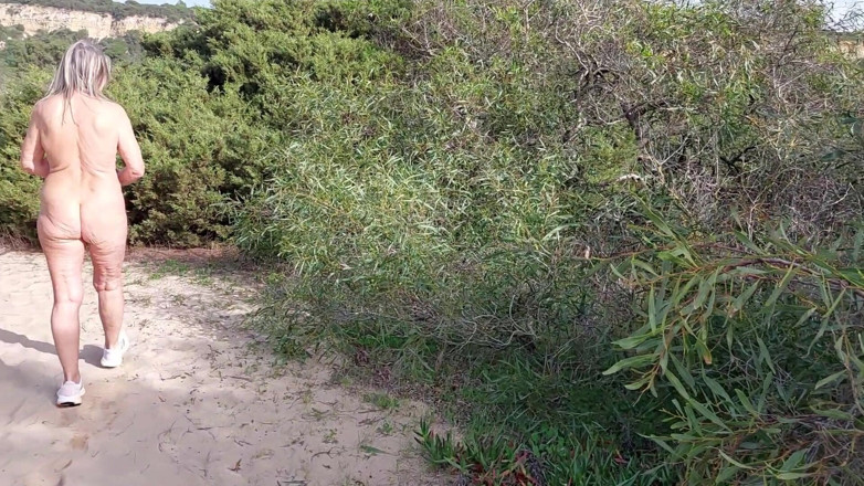 martinawest: Granny Looks for a Lover Nacked in the Woods