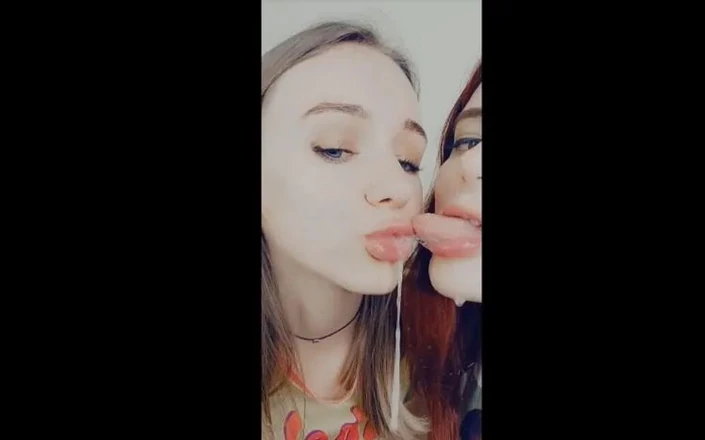 MargoAlisa: Huge Compilation of Saliva Swapping Vids