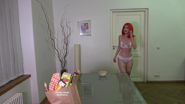 Faith Eros: 내 디자이너 화이트 팬티에 젖은 국수