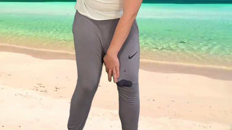 Lucas Nathan King: 해변에서 자지 핸즈프리 사정