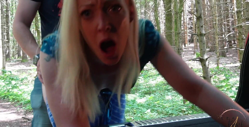 Lea Kirsch: Creampie Challenge lungo la strada: giro gratuito carico completo nella...