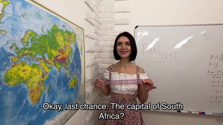 Vincent Vega: Stříkání do studentky na hodině zeměpisu!