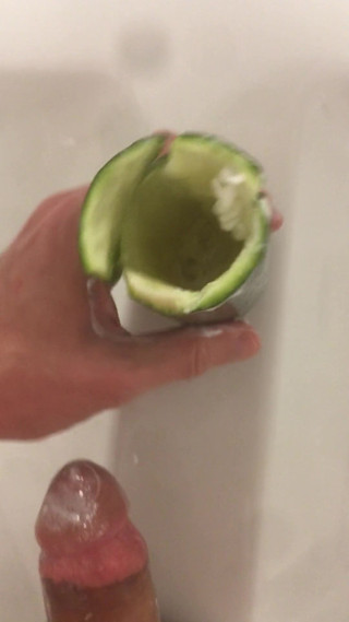 AlwaysHard: Fucking a pussy farting zucchini and cumming inside