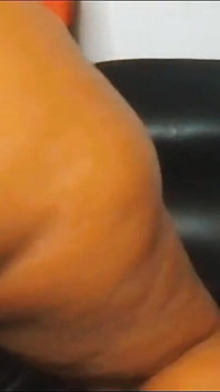 Big Black Ass in Panties Ass Clapping and Spreading Cheeks
