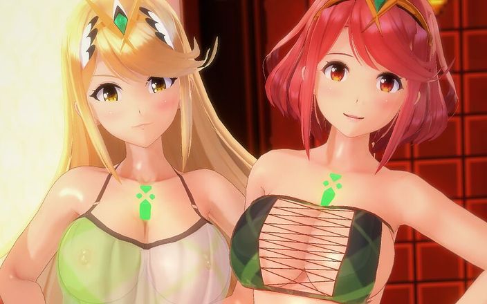 Bond Sheet: Pyra e Mythra Shine alguns aros brilhantemente limpos com suas...