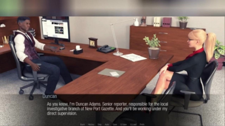 3DXXXTEEN2 Cartoon: Hari pertama Jessica dalam kerja. Lucah 3D, seks kartun