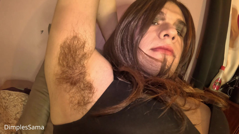 Miss Dimples: Sniff My Hairy Armpits