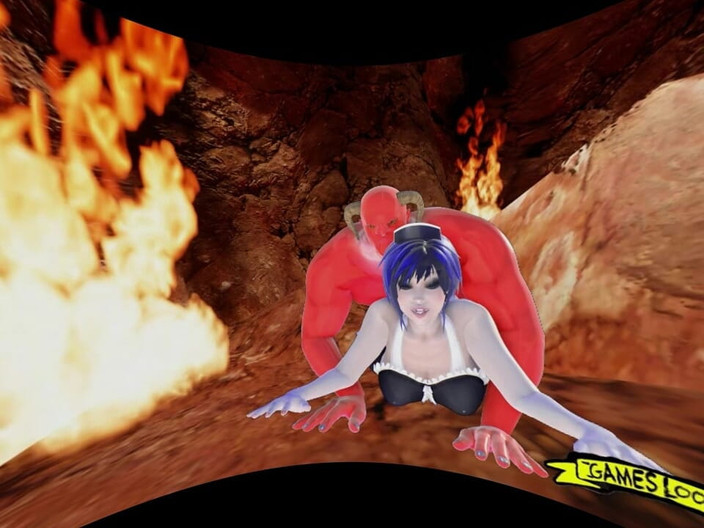 Games looper Sex VR Mode: 메이드 - 2부