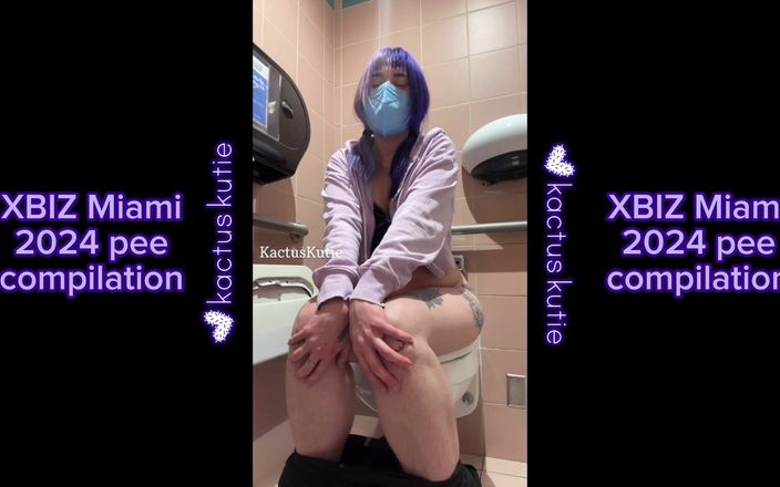 Kactus kutie: Xbiz Miami 2024 Kompilacja pee