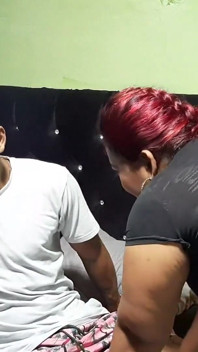 The Horny Maid Gives Me a Delicious Blowjob While Nobody Is There