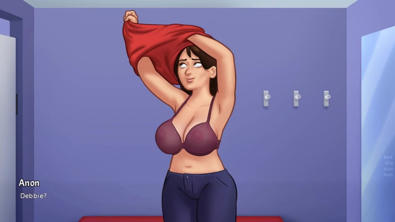 XXX Games Bunk: Summertime Saga - Gameplay - Roleplay - Debbie Wears Bikini