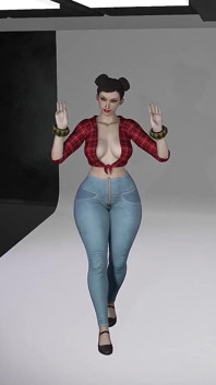 Uji bakat penari gembira Chun Li