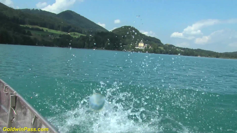 Goldwin pass: Real German threesome fuck orgy at the lake