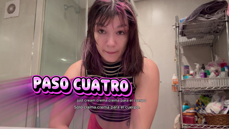 Seiko Osabe: Spanish Class! in the Shower I Will Teach You a...