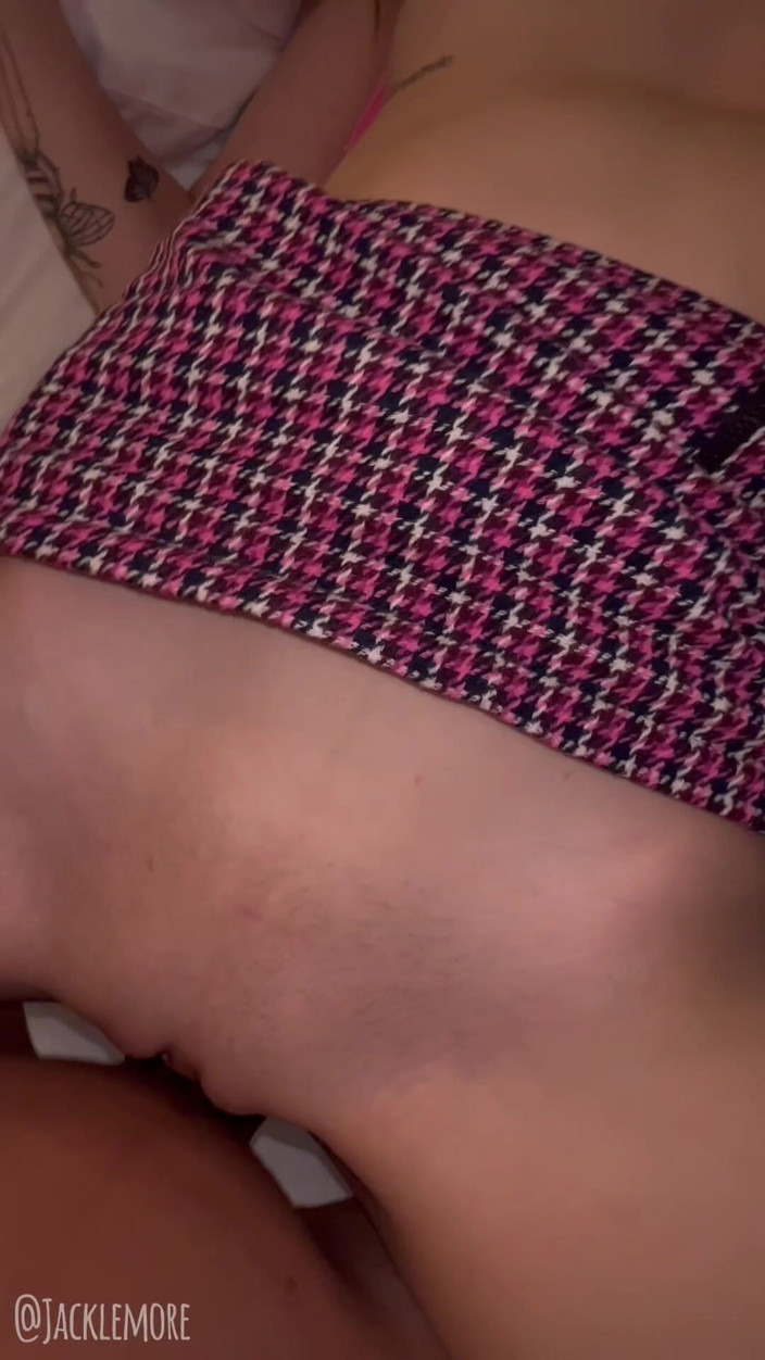 Jacklemore: College Teen Snowbunny POV Fuck Creampie