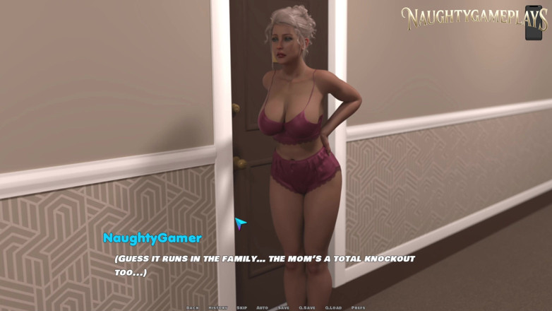 Naughty gameplays: Одержимость милфой, часть 08, от Dan Games - горячая милфа страстный поцелуй