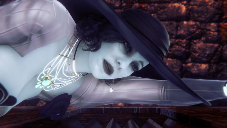 Wraith ward: Alcina Dimitrescu принимает анальные бусинки дилдо в ее задницу | Порно-пародия из злой деревни обитель