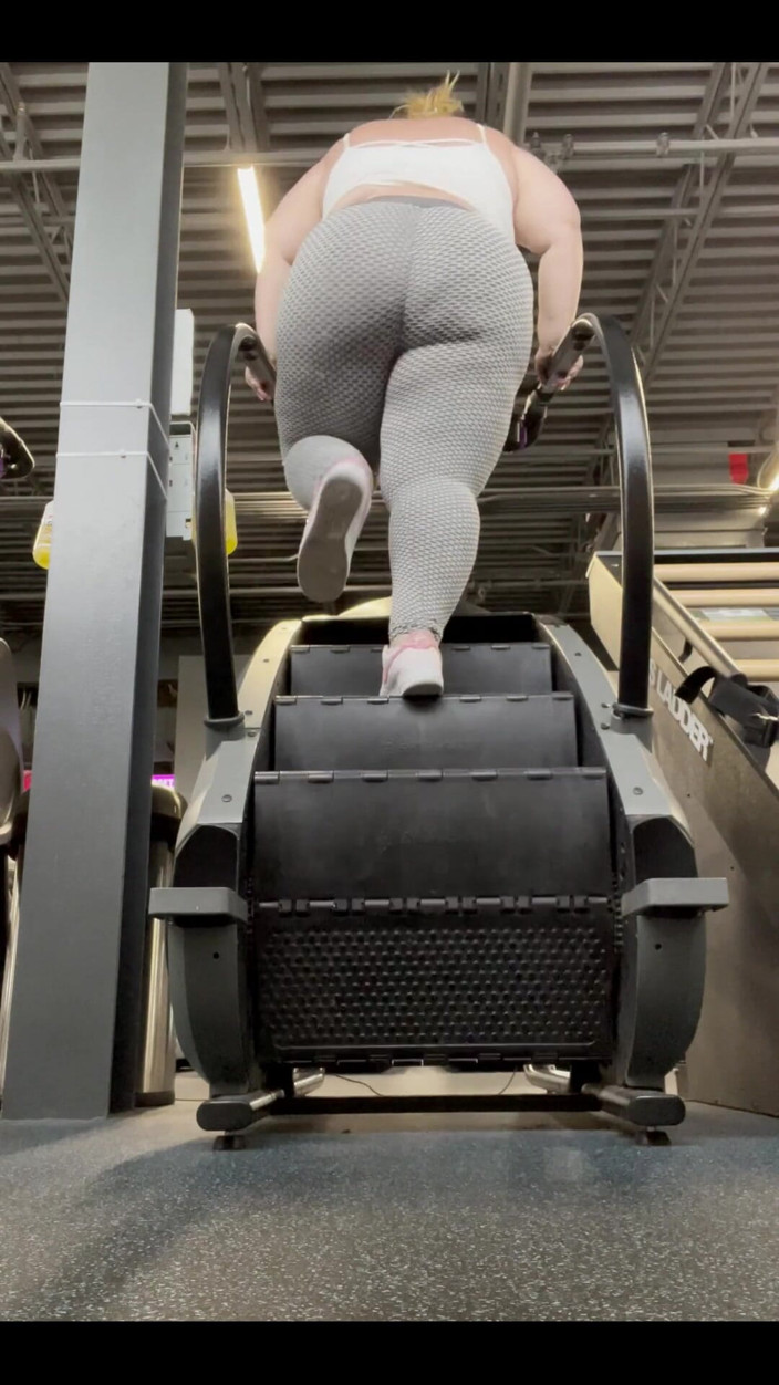 Miss Pink Plush: Would You Help Train Me in the Gym or Just...