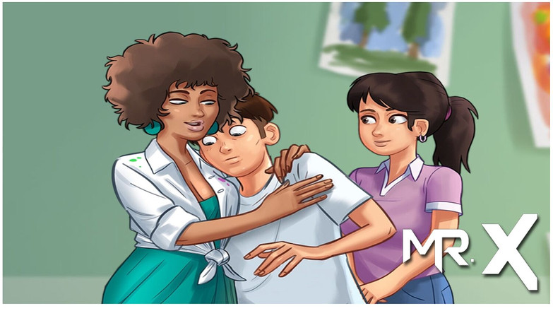 Mr Studio X: Summertimesaga - iyi bir not için yarışmaya katıldım