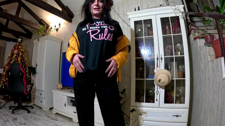 MilfyCalla: Parlak sarı delici sakso - amcık kuralı gömlek ve kıyafetlerime çifte boşalma